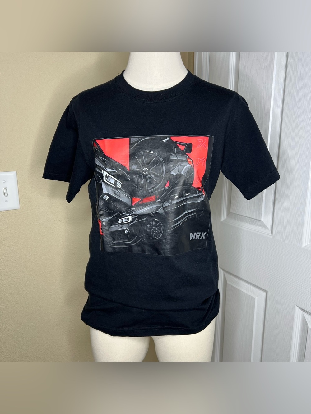 Black Graphic Tee Subaru WRX